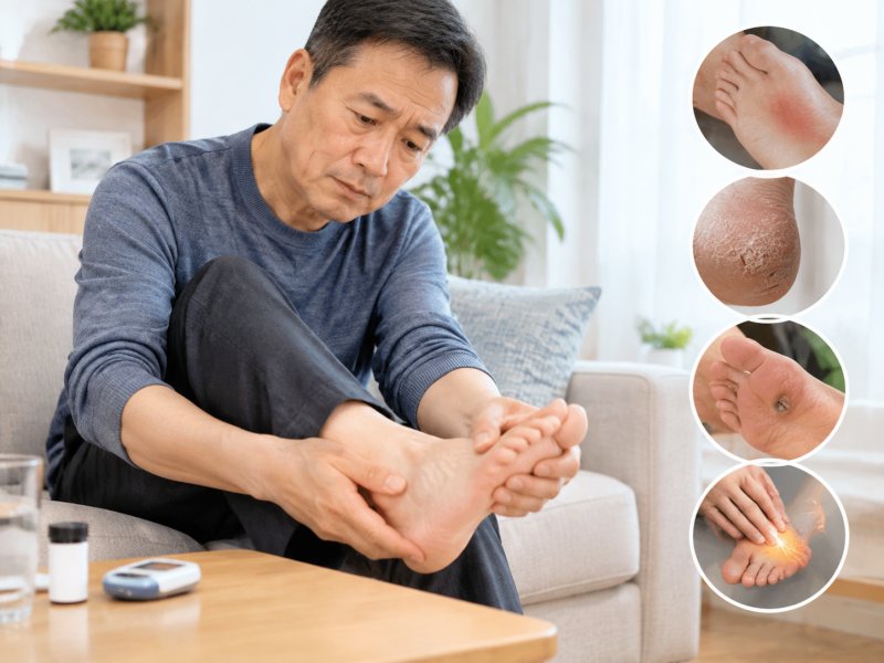 糖尿病足早期信号是什么?出现这些症状要赶紧查双脚
