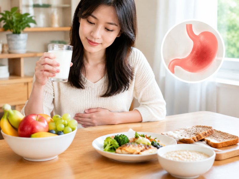 有慢性胃炎能不能喝牛奶吃水果?日常饮食到底该怎么吃?