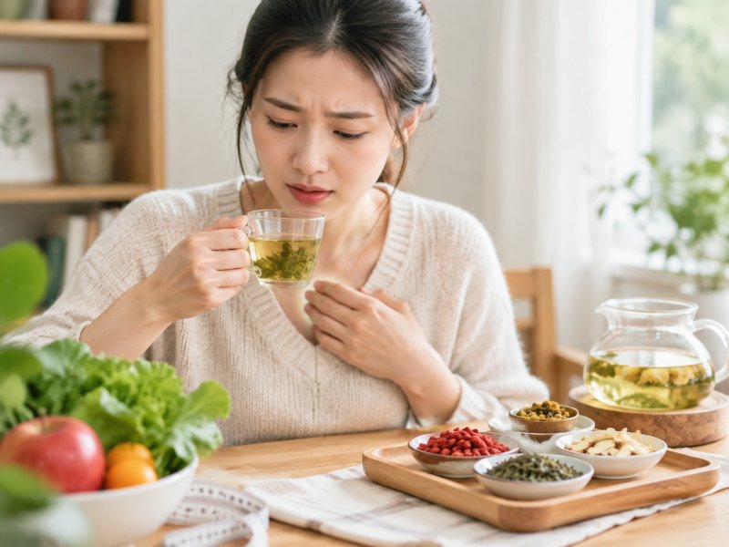 喝点茶就心慌发冷是不是体质太虚,日常代茶饮该怎么搭配