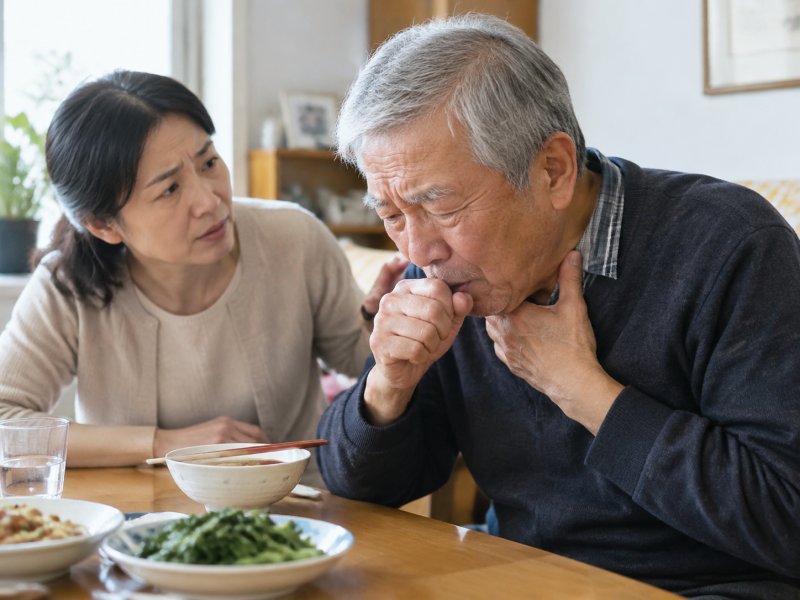 家里老人吃饭变慢还总呛咳，是否需要警惕食管出了问题