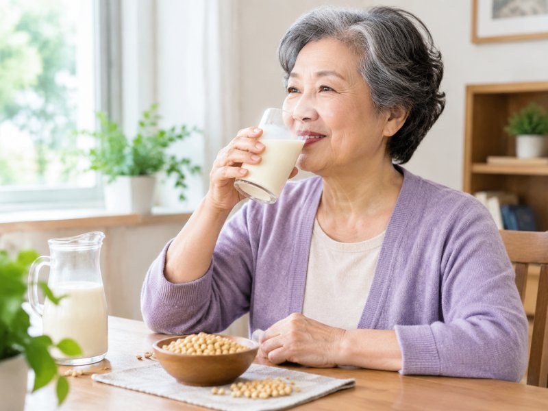 老年女性天天喝豆浆，能不能把骨头养结实？