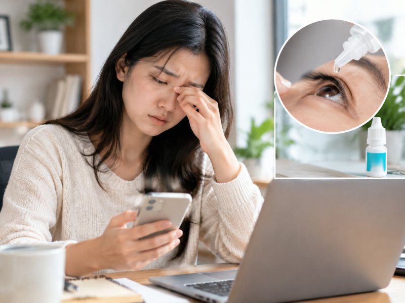 经常看电脑手机，要不要每天滴非处方眼药水来预防干眼症