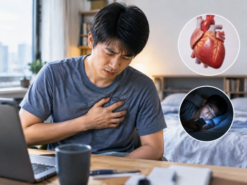 年轻人突发心梗的原因是什么?平时熬夜会不会直接导致心梗?