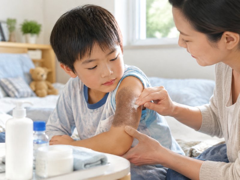 孩子放疗后皮肤发黑，用这几种方法护理能慢慢好转吗？多久能恢复