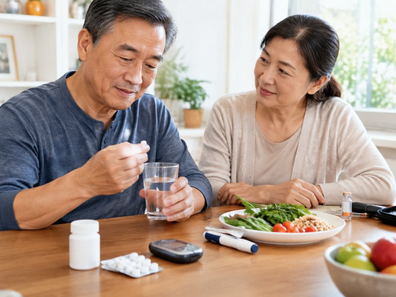 吃二甲双胍的人会不会更容易低血糖，跟打胰岛素的相比该怎么预防？