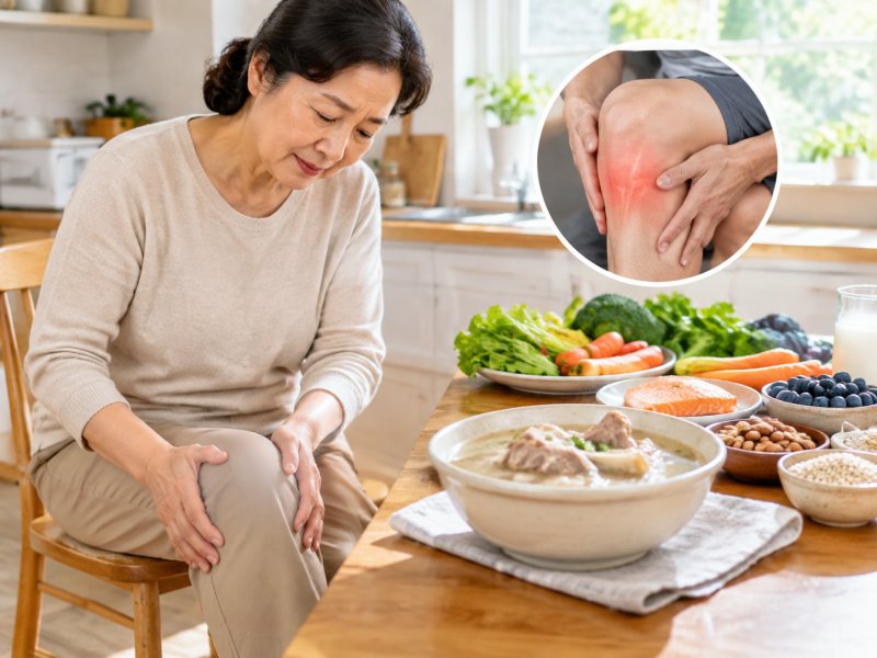 喝骨头汤补钙能不能预防膝关节炎？日常饮食怎么吃才护膝
