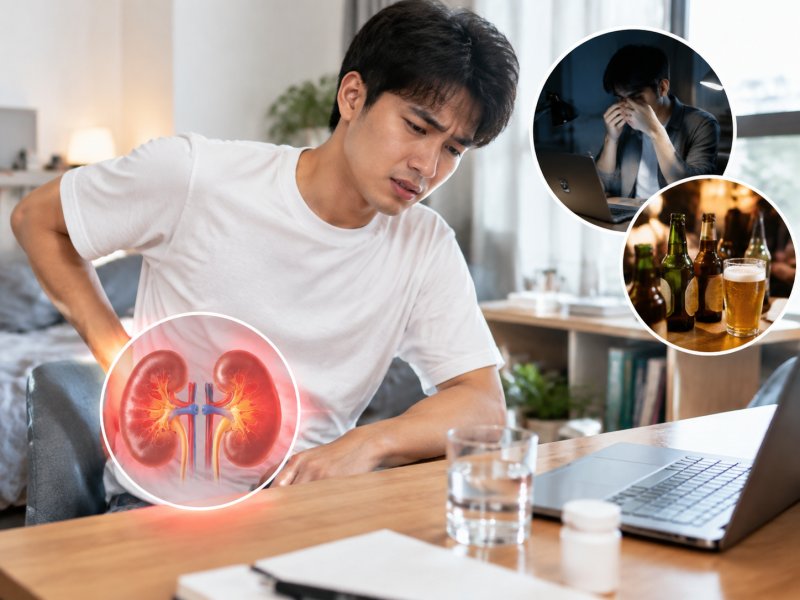 年轻人查出急性肾炎是什么原因，和熬夜喝酒有多大关系？