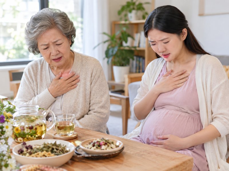 老人和孕妇花草茶喝多了胸闷气短,要不要立刻去医院看?