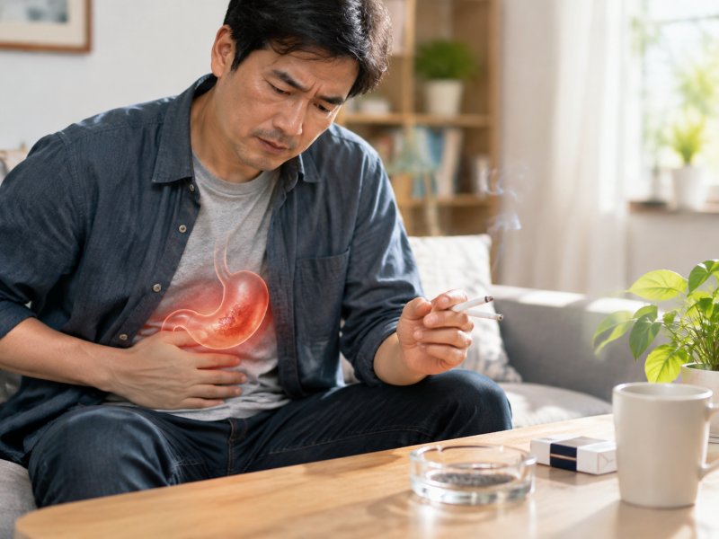 得了慢性胃炎还戒不了烟,怎么减少对胃的伤害?