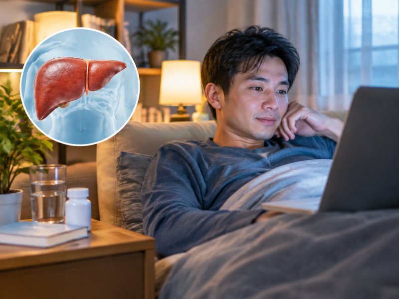 肝病稳定期能不能熬夜追剧,医生说睡前这3件事比吃药还重要