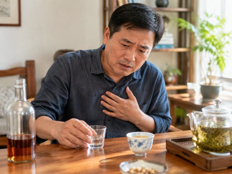 酒后喝茶心慌是怎么回事?是不是茶和酒在体内犯冲了?