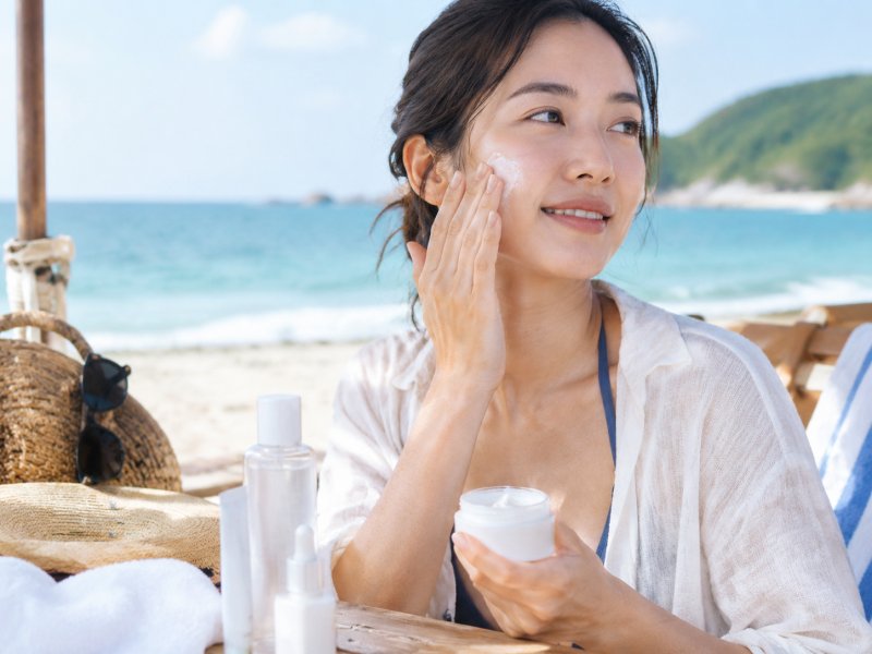 海边度假回来肤色暗沉怎么办?晒后72小时急救护理流程