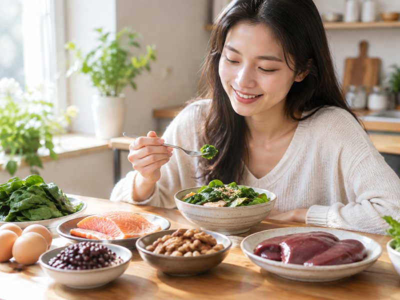 女性贫血吃什么补血最快?这5类食物比红枣更管用