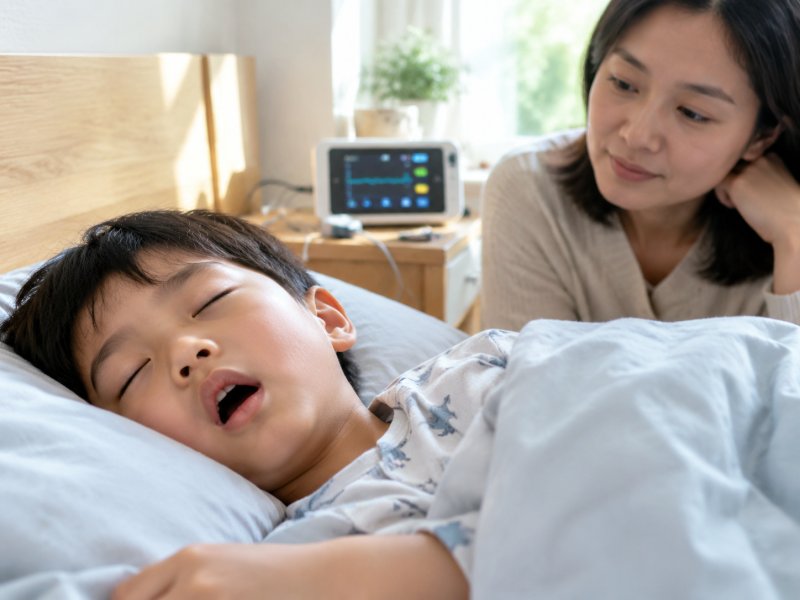 孩子睡觉张口呼吸打呼噜,什么情况下需要做睡眠呼吸监测检查