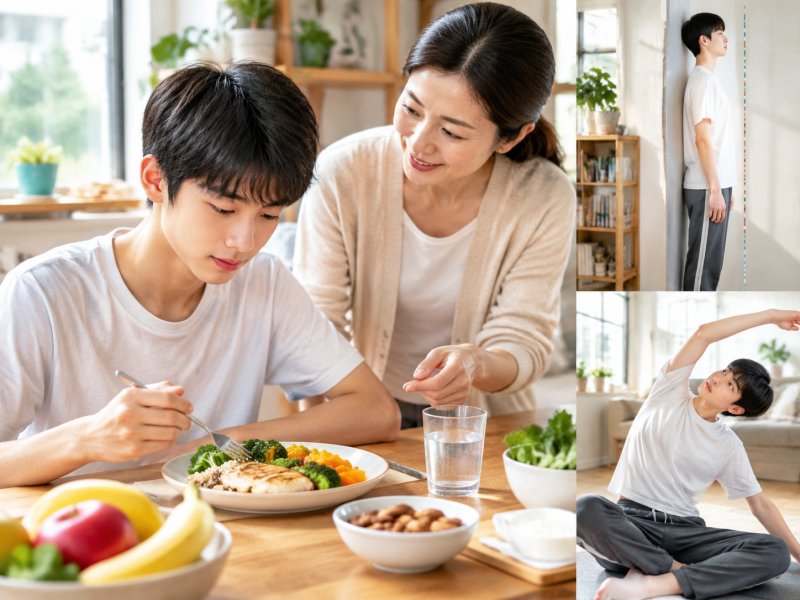 家里有偏瘦的青少年,平时怎么通过饮食和体态调整来预防胃下垂发生?