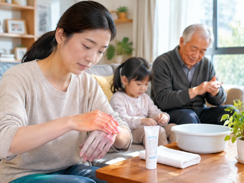 家里有孩子和老人,得了手足癣怎么护理才能避免交叉感染?