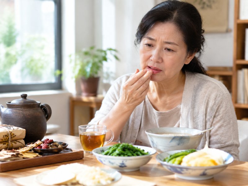 肿瘤患者喝中药期间口腔溃疡反复发作,怎么调整饮食才好得快
