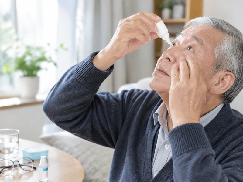 老人用眼药水降眼压，一天滴几次、间隔多久才最有效？