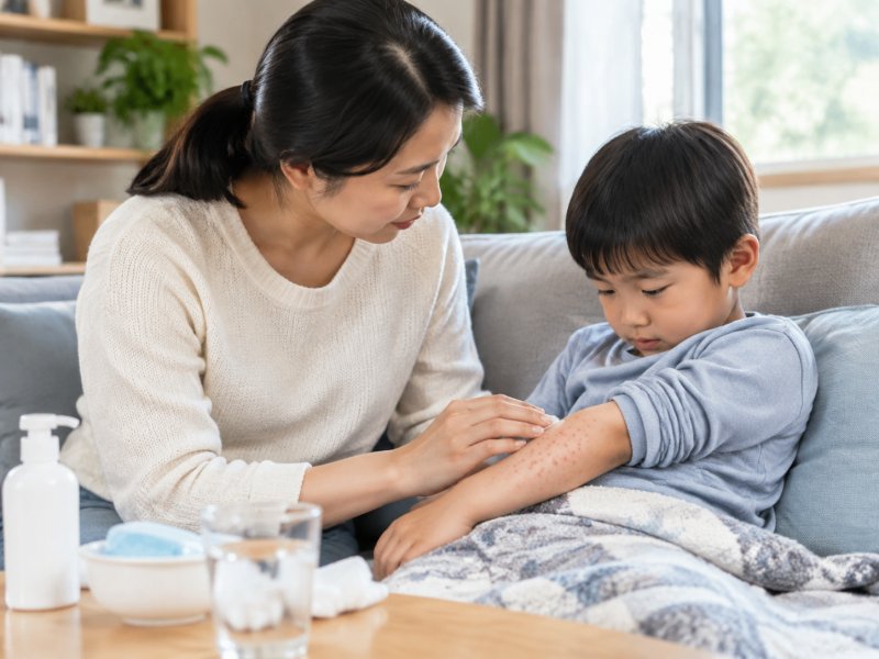 家里孩子得了血疹性荨麻疹，日常护理怎么做才能减少复发？