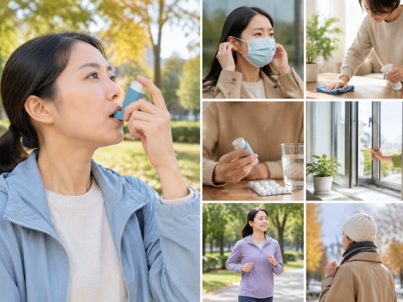 哮喘病人换季时如何预防急性发作？这6条日常防护要记牢