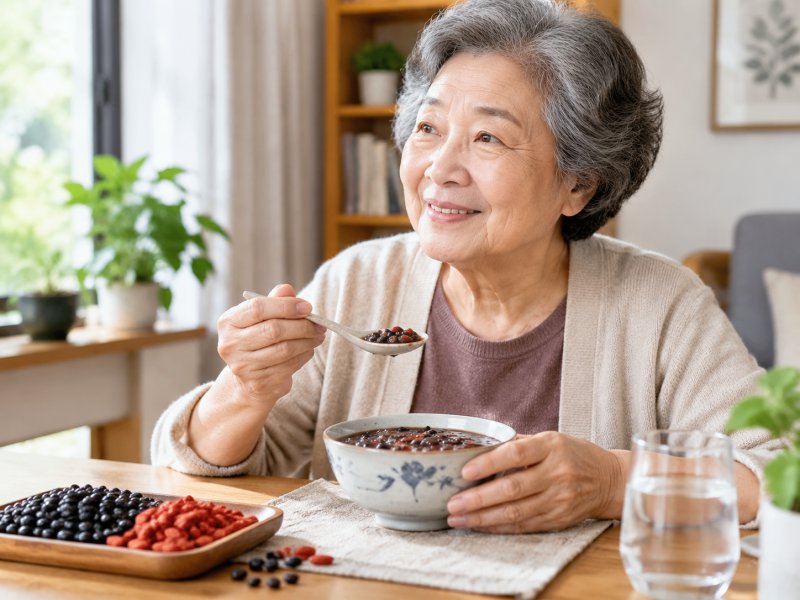 黑豆枸杞粥天天喝会不会上火?老人护眼吃多久能看到改善