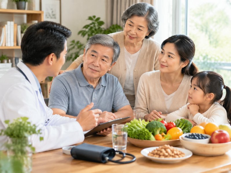 血脂异常会不会遗传给下一代?家人有高血脂该注意什么