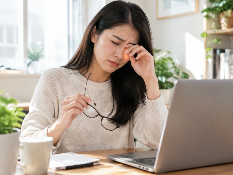 每天对着电脑眼睛干涩模糊要不要滴眼药水?先弄清楚原因再说