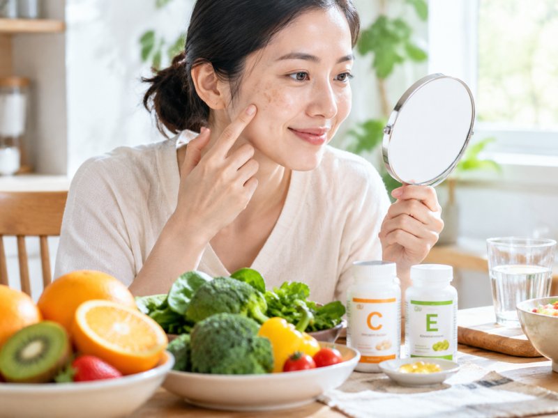 吃维生素C和E能不能淡黄褐斑？日常饮食中该怎么补