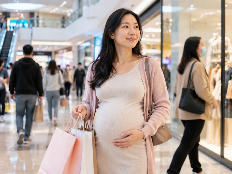 孕妇怀孕中期能不能去逛商场？人多的地方要不要戴口罩保护自己