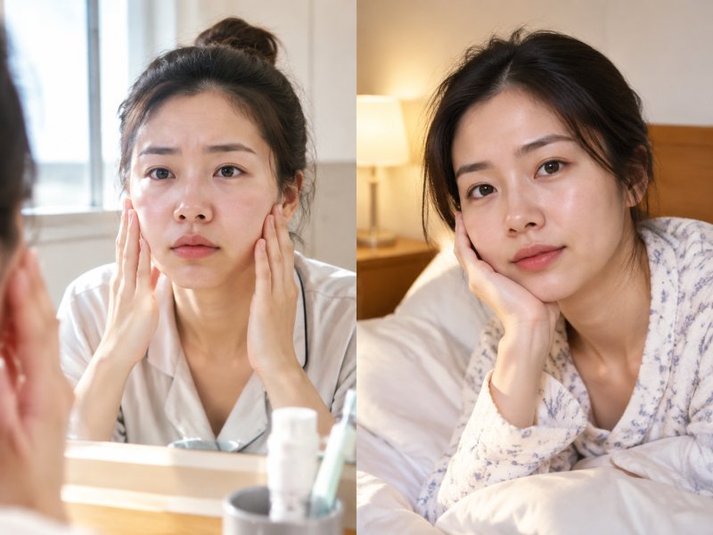 怎么判断脸是水肿还是胖？晨起和睡前