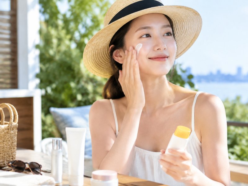 夏天出门前怎么护肤才能预防晒黑和脱妆?记住这几点就够了
