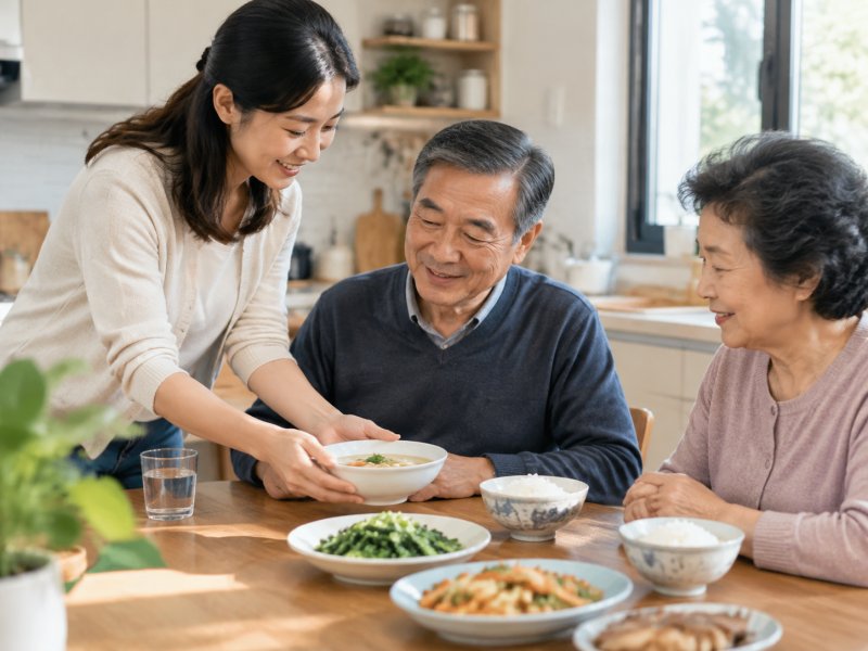 爸妈都有慢性胃炎，作为子女该怎么帮他们做好日常护理？