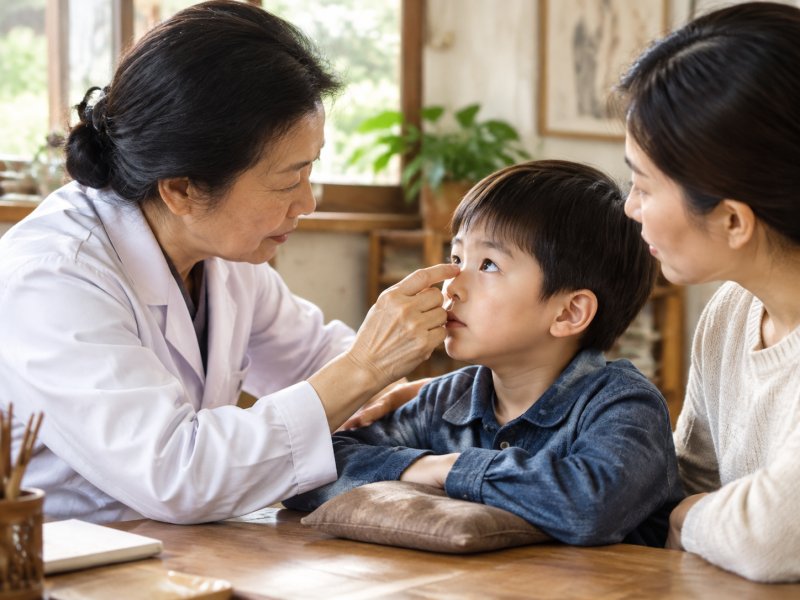 孩子眼下发青发暗是什么原因?中医儿科怎么看睡眠不足和肾气问题