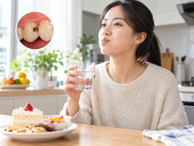 吃完甜食喝点水漱口能不能减少龋齿?怎么做才有效