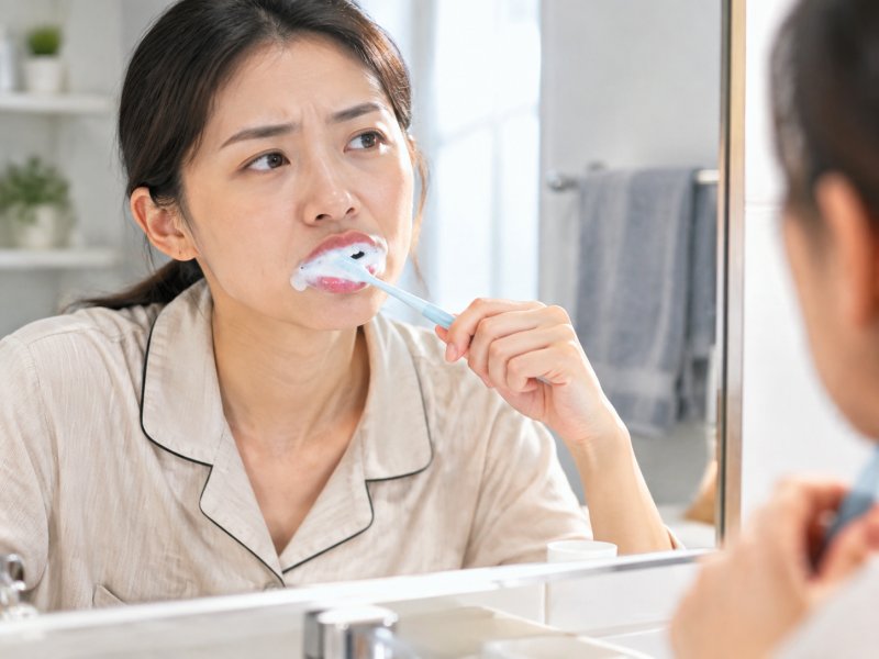 刷牙时牙龈总吐白沫是什么原因?是否意味着牙膏选得不对
