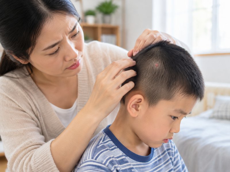 孩子头上反复长毛囊炎是什么原因?家长要不要给孩子勤剃头?