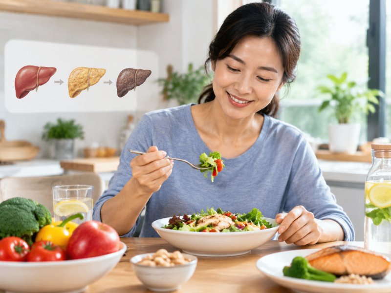轻度脂肪肝怎么调理才能防止变成肝硬化，日常饮食要怎么吃