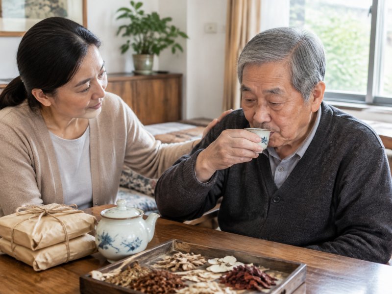 家中老人得癌在吃中药,家属护理上要注意什么?怎么判断有没有效果