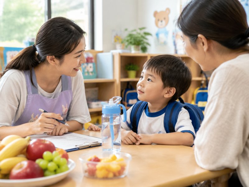 宝宝刚上幼儿园就便秘怎么预防,怎么跟老师沟通多喝水吃水果