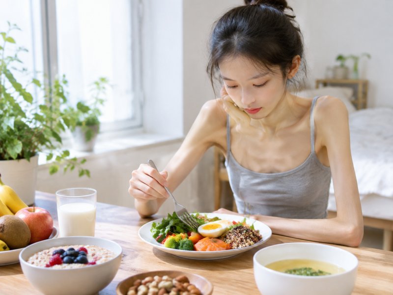 瘦得只剩骨感的女生,血压老是偏低,日常饮食该吃什么才能慢慢养回来