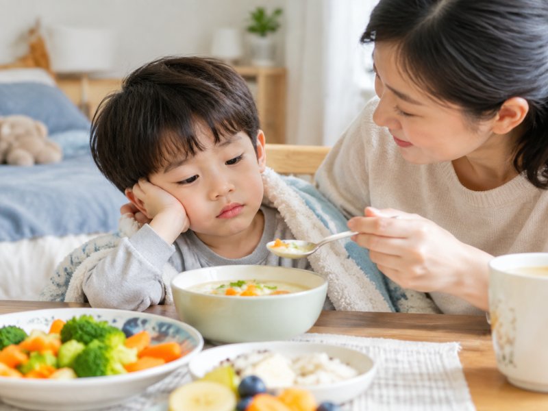 孩子反复感冒又厌食,日常饮食怎么安排才能既好消化又有营养