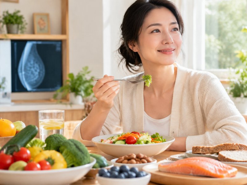 有乳腺钙化的女性,日常饮食怎么吃能降低癌变风险?