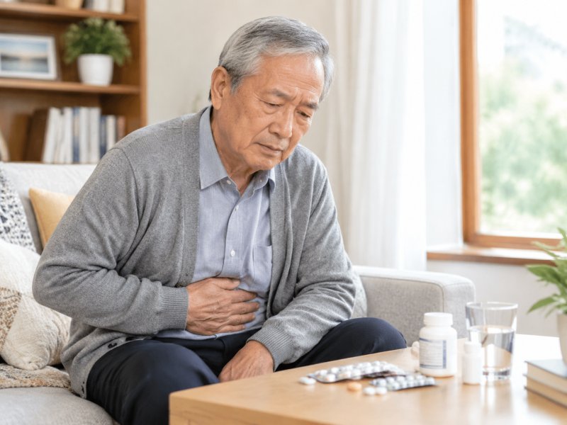 老人无痛性溃疡是什么原因引起的？和常年吃药有关系吗